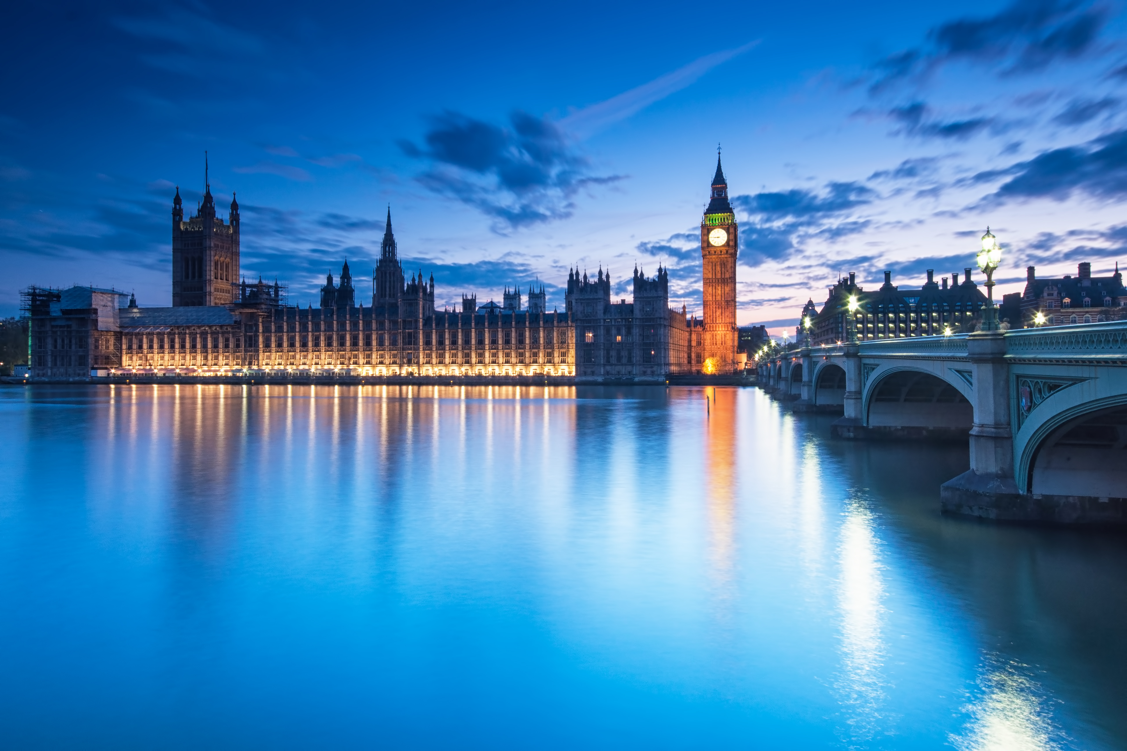 Houses of Parliament Blue Hue Houses of Parliament Blue Hue